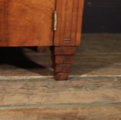 French Art Deco Walnut Library Bookcase - Image 8