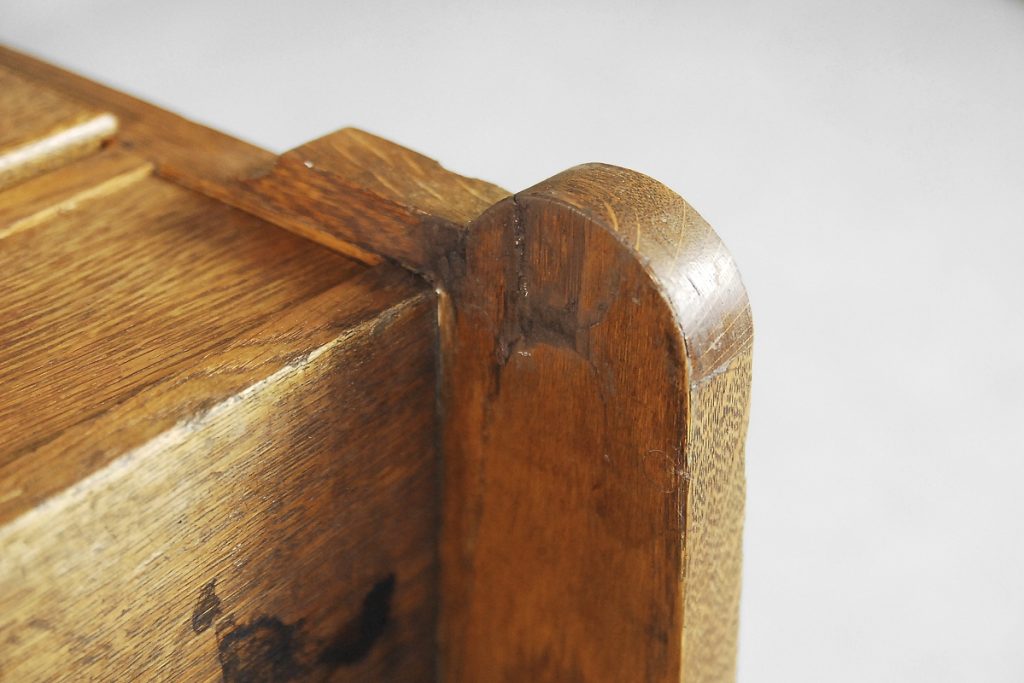 Industrial Oak Filing Cabinet, 1920s