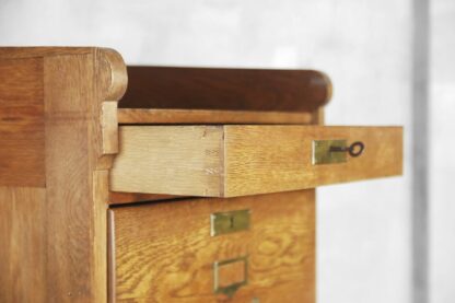 Industrial Oak Filing Cabinet, 1920s - Image 10