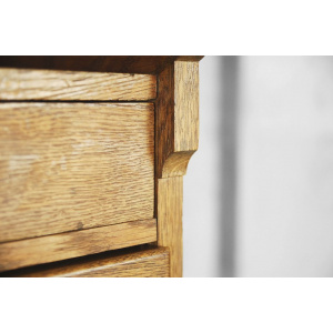 Industrial Oak Filing Cabinet, 1920s