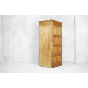 Industrial Oak Filing Cabinet, 1920s