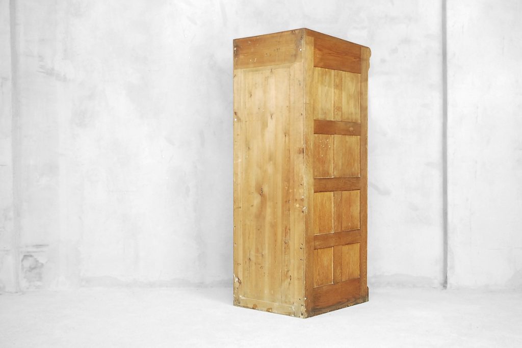 Industrial Oak Filing Cabinet, 1920s