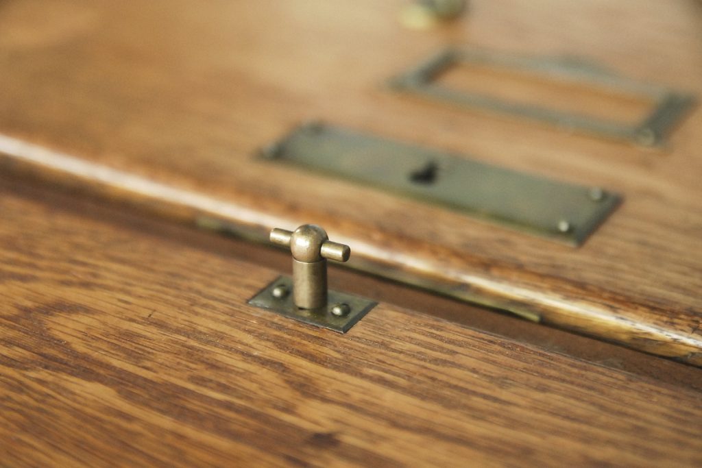 Industrial Oak Filing Cabinet, 1920s