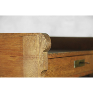 Industrial Oak Filing Cabinet, 1920s