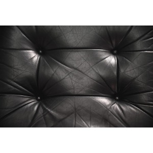 Minimalist German Leather & Chrome Modular Sofa from Klöber, 1980s