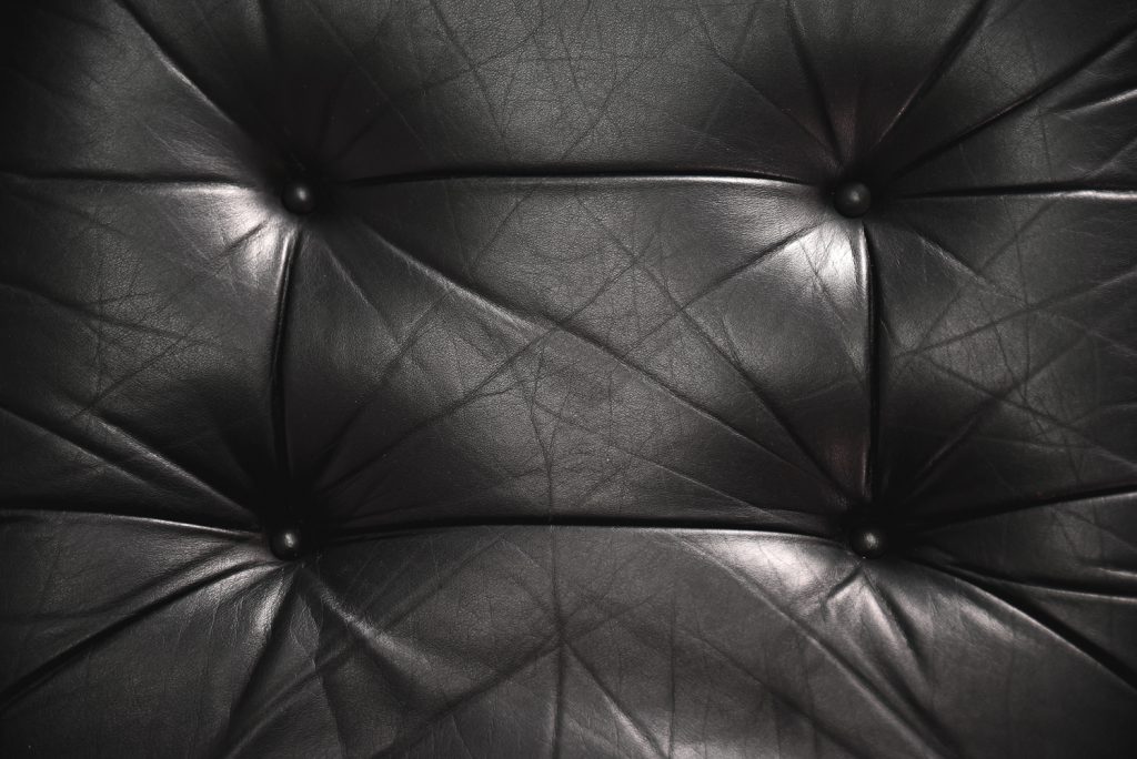 Minimalist German Leather & Chrome Modular Sofa from Klöber, 1980s