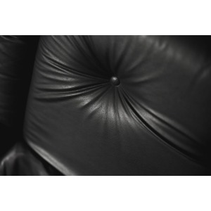 Minimalist German Leather & Chrome Modular Sofa from Klöber, 1980s