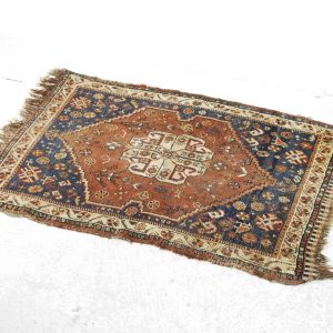 Antique Middle Eastern Hand-Woven Rug, 1880s