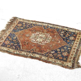 Antique Middle Eastern Hand-Woven Rug, 1880s