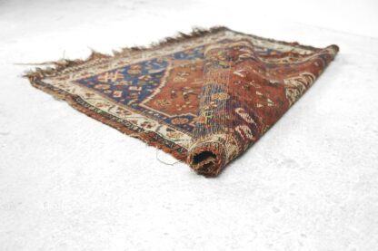 Antique Middle Eastern Hand-Woven Rug, 1880s - Image 12