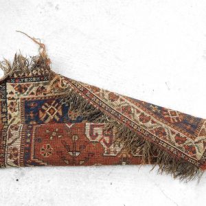 Antique Middle Eastern Hand-Woven Rug, 1880s