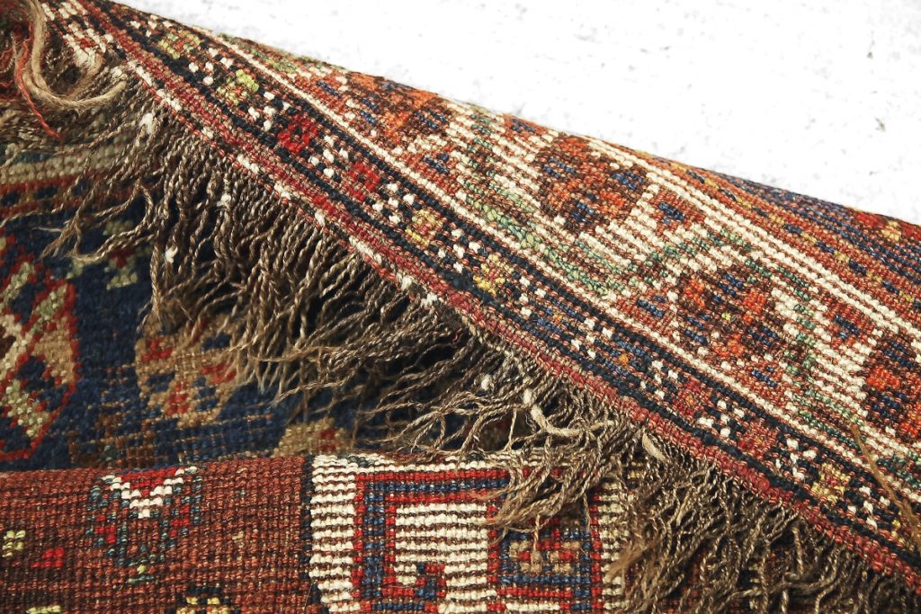 Antique Middle Eastern Hand-Woven Rug, 1880s