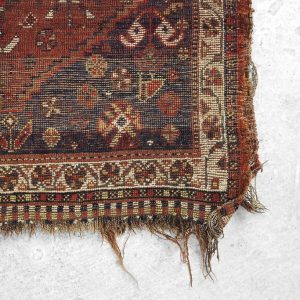 Antique Middle Eastern Hand-Woven Rug, 1880s