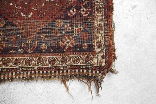 Antique Middle Eastern Hand-Woven Rug, 1880s - Image 15