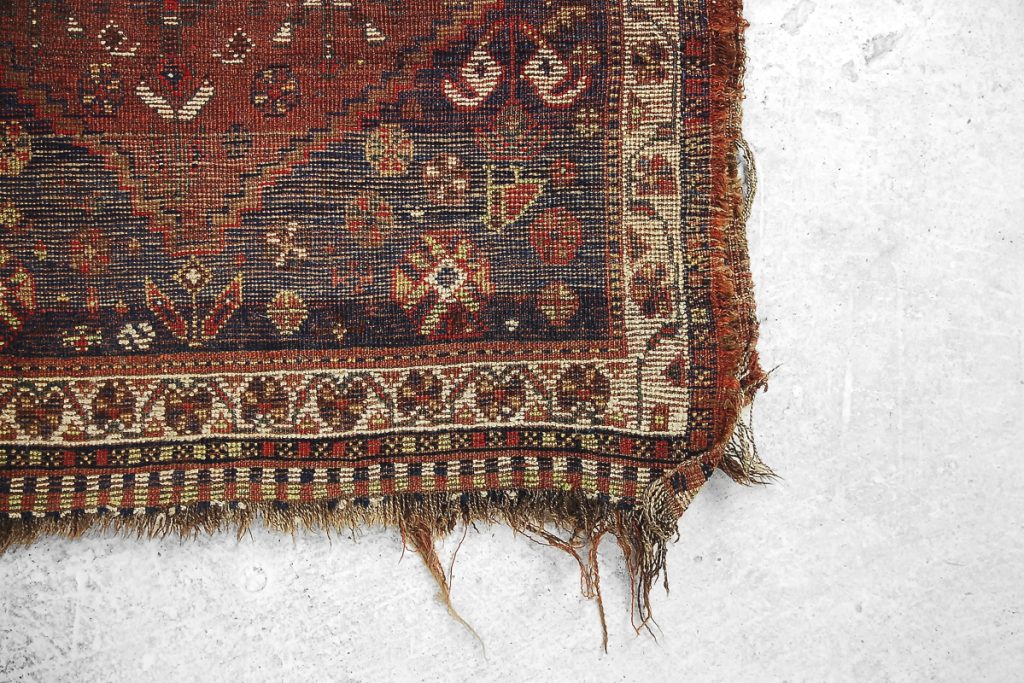 Antique Middle Eastern Hand-Woven Rug, 1880s