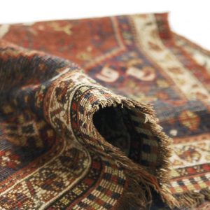 Antique Middle Eastern Hand-Woven Rug, 1880s