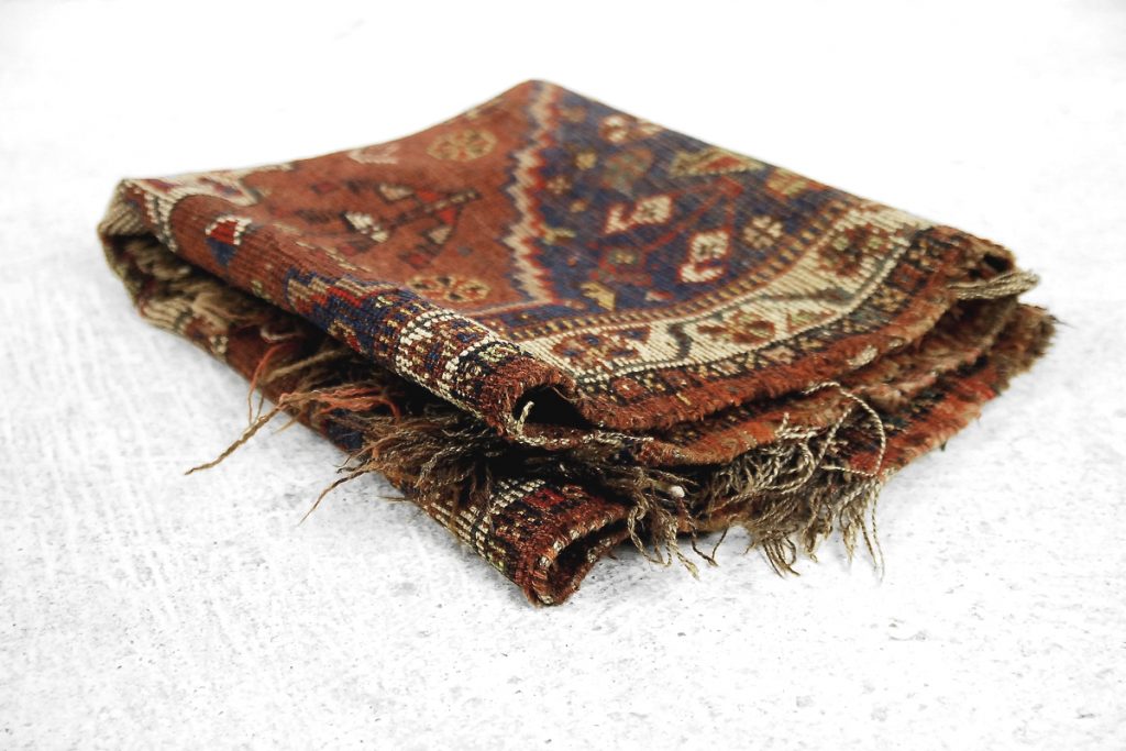 Antique Middle Eastern Hand-Woven Rug, 1880s