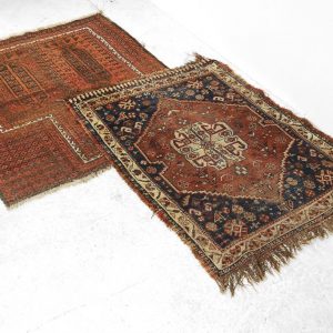 Antique Middle Eastern Hand-Woven Rug, 1880s