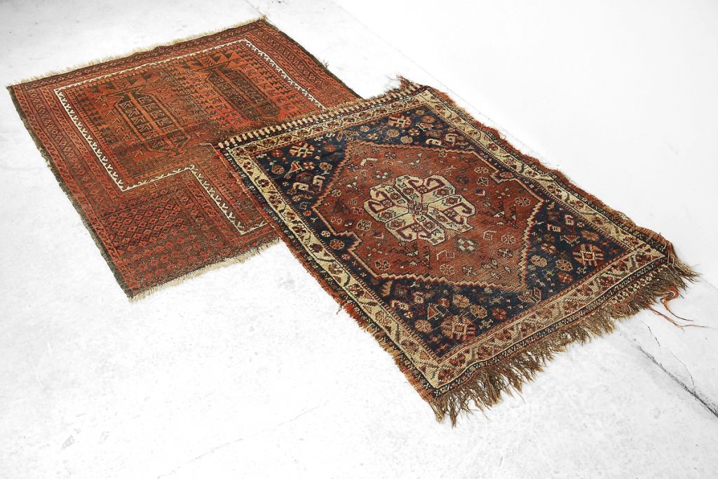 Antique Middle Eastern Hand-Woven Rug, 1880s