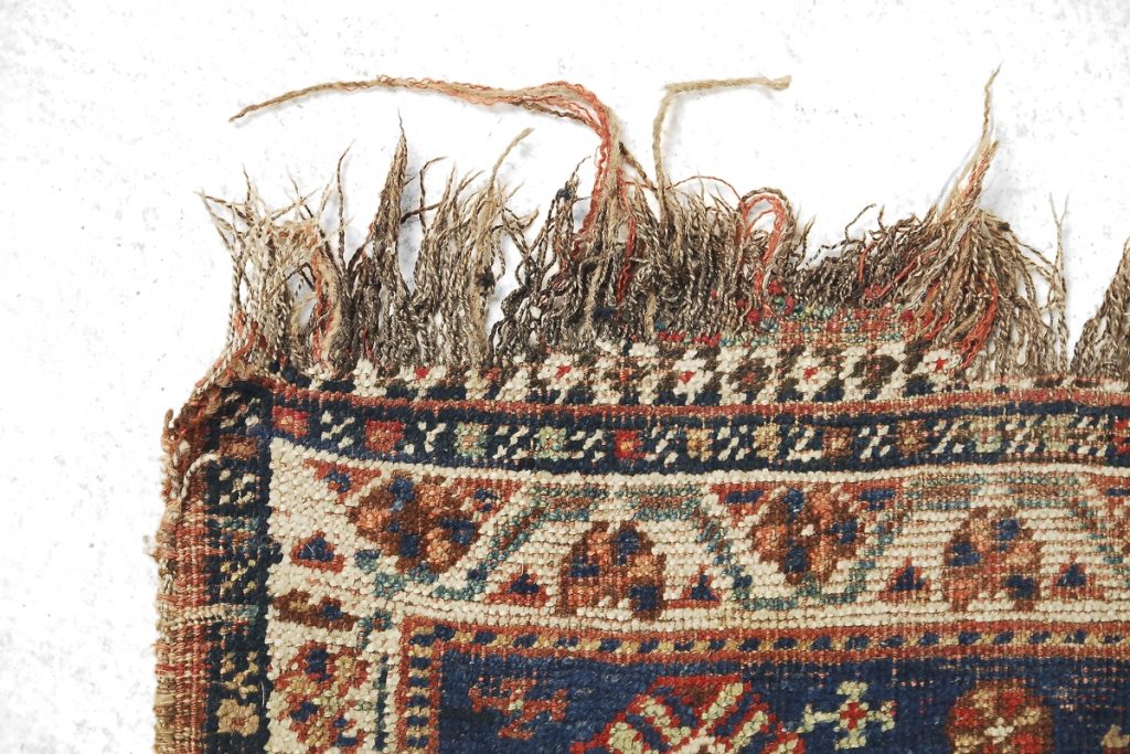 Antique Middle Eastern Hand-Woven Rug, 1880s