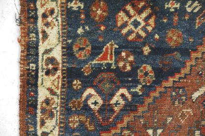 Antique Middle Eastern Hand-Woven Rug, 1880s - Image 4