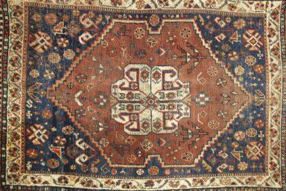 Antique Middle Eastern Hand-Woven Rug, 1880s - Image 6