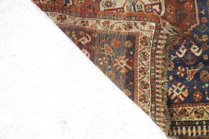 Antique Middle Eastern Hand-Woven Rug, 1880s - Image 7