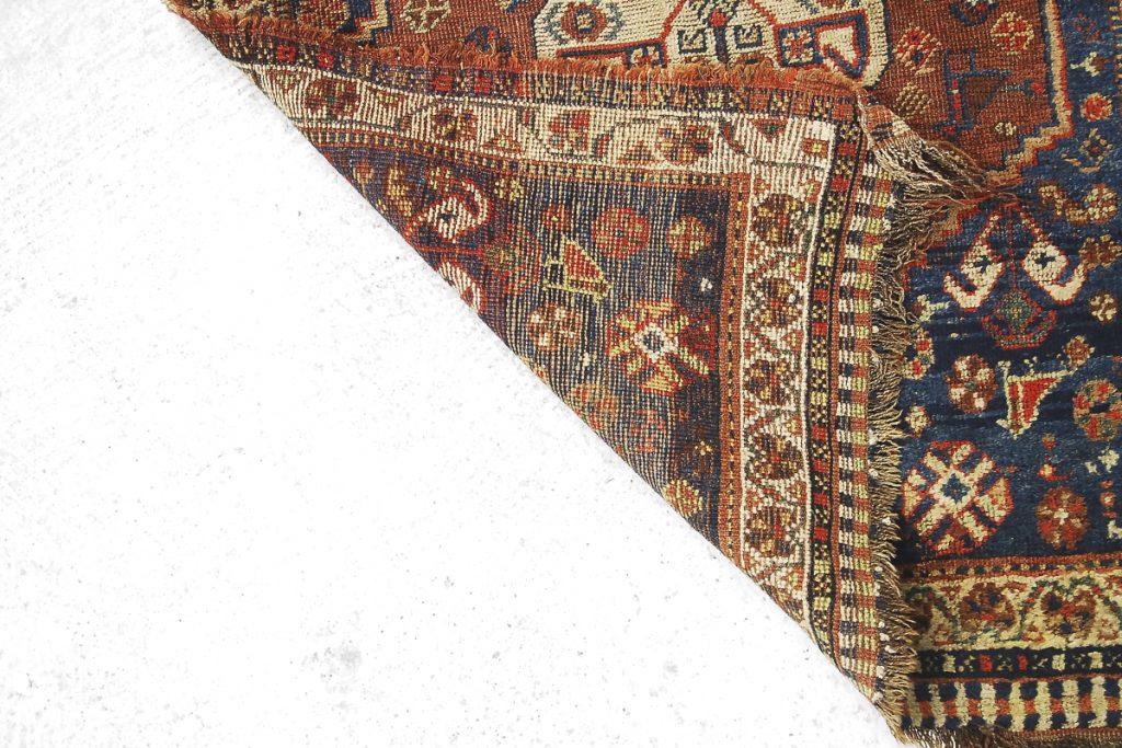 Antique Middle Eastern Hand-Woven Rug, 1880s