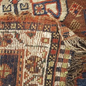 Antique Middle Eastern Hand-Woven Rug, 1880s
