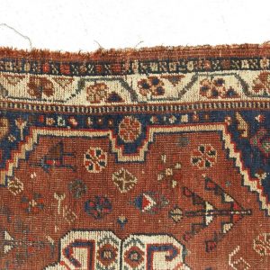 Antique Middle Eastern Hand-Woven Rug, 1880s