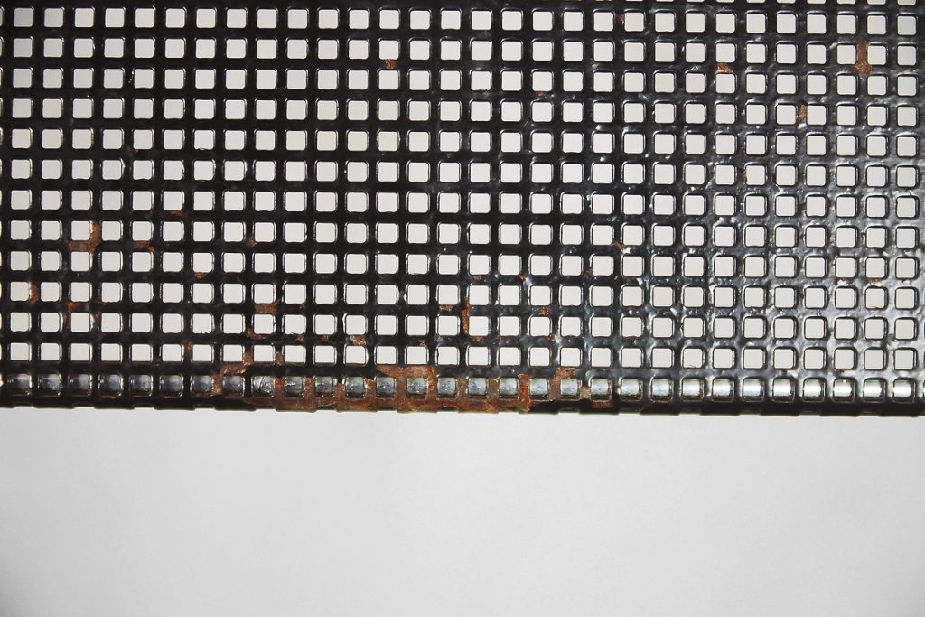 Minimalist Metal X-Line Chairs by Niels Jørgen Haugesen for Hybodan, 1970s, Set of 4