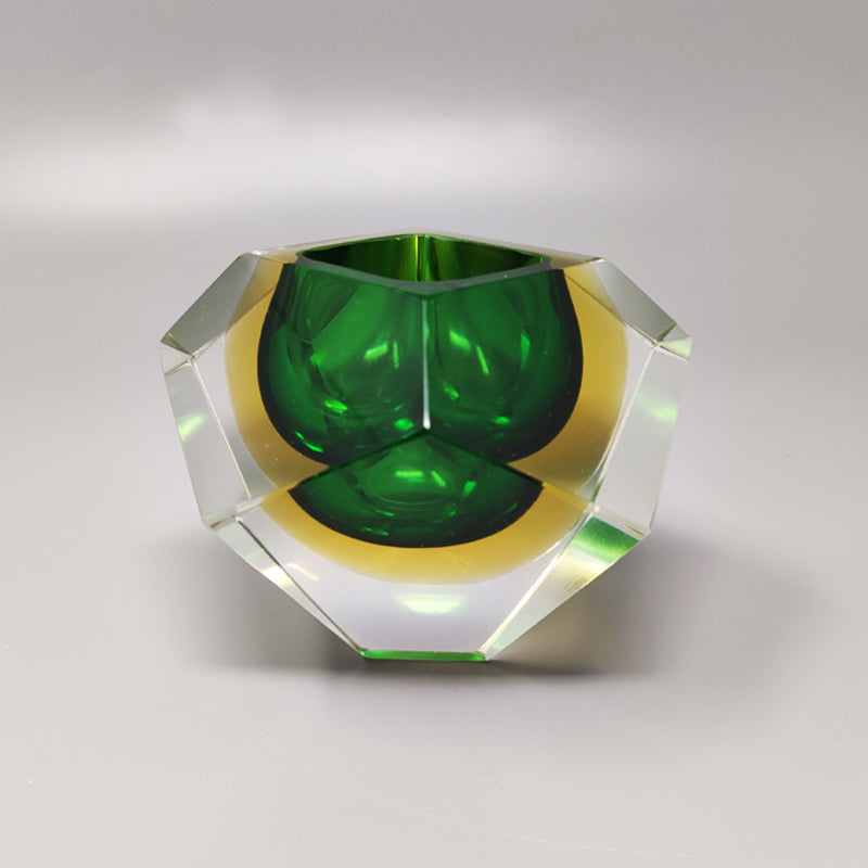 1960s Green Ashtray or Vide Poche By Flavio Poli for Seguso