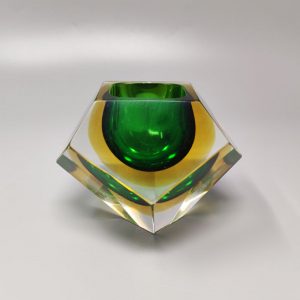 1960s Green Ashtray or Vide Poche By Flavio Poli for Seguso