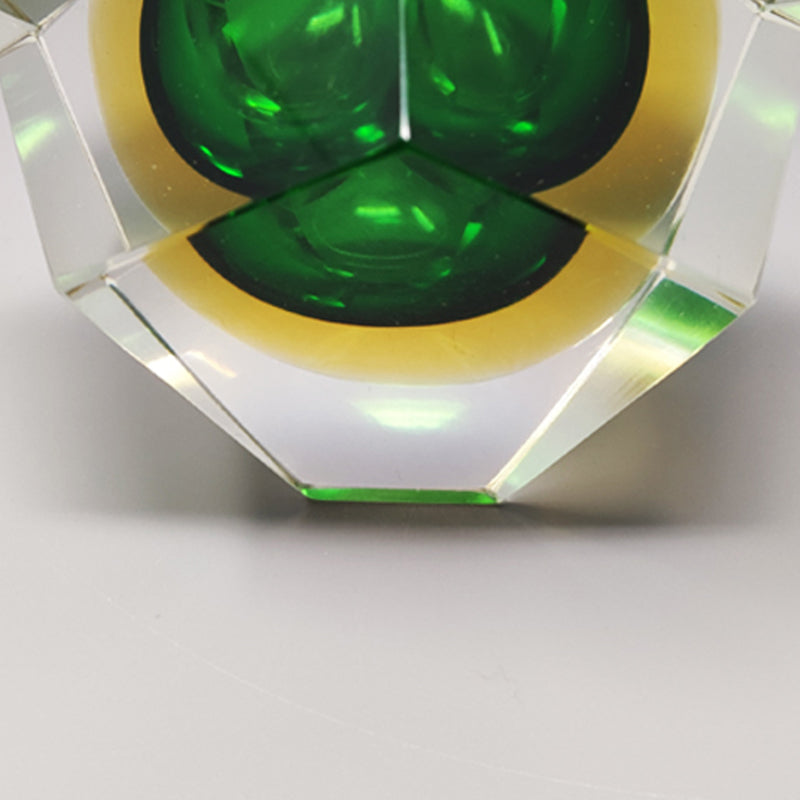 1960s Green Ashtray or Vide Poche By Flavio Poli for Seguso