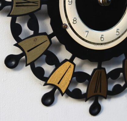 Sunburst Wall Clock By Bentima, 1960s - Image 6