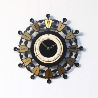 Sunburst Wall Clock By Bentima, 1960s - Image 2