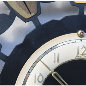 Sunburst Wall Clock By Bentima, 1960s