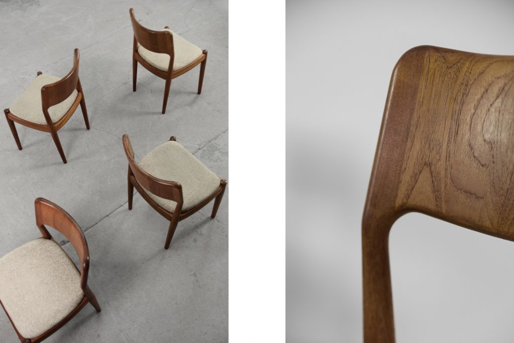 Mid-Century Modern Danish Teak Dining Chairs from Glostrup Møbelfabrik, 1960s