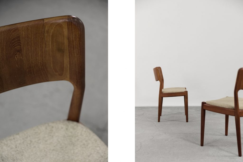 Mid-Century Modern Danish Teak Dining Chairs from Glostrup Møbelfabrik, 1960s