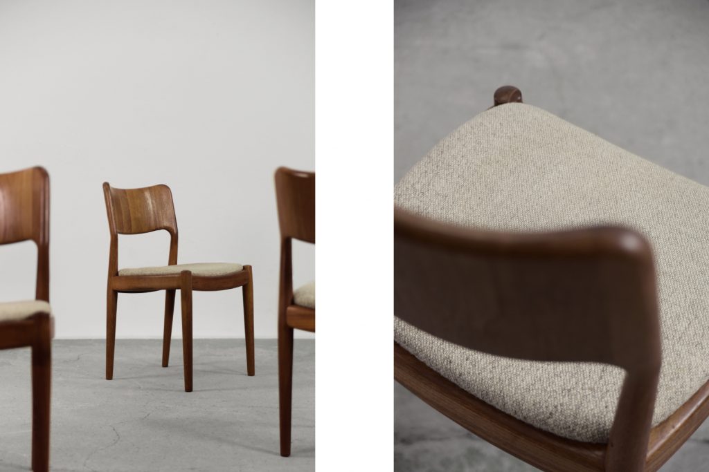 Mid-Century Modern Danish Teak Dining Chairs from Glostrup Møbelfabrik, 1960s