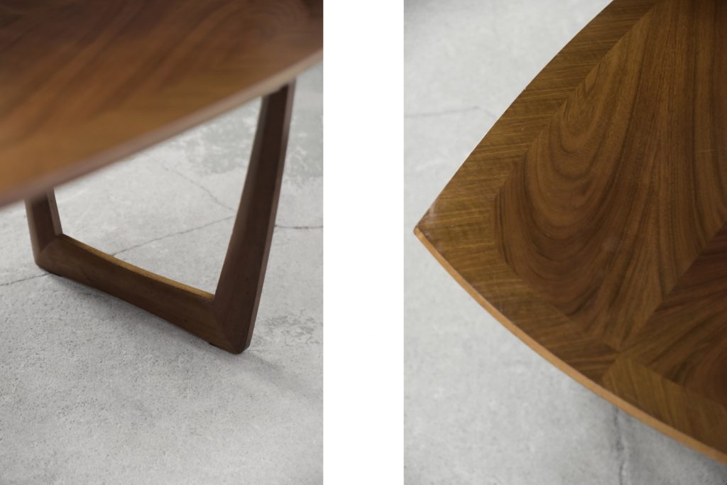 Vintage German Walnut Coffee Table from Kondor Möbel, 1960s