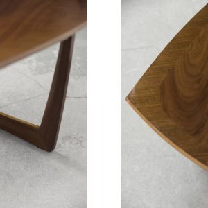 Vintage German Walnut Coffee Table from Kondor Möbel, 1960s