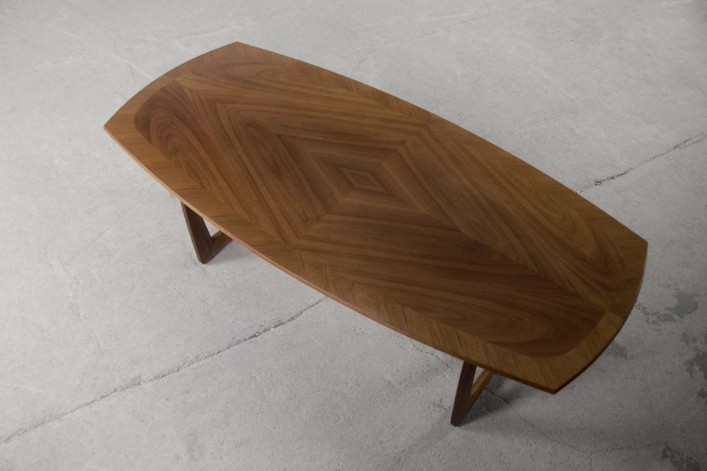 Vintage German Walnut Coffee Table from Kondor Möbel, 1960s