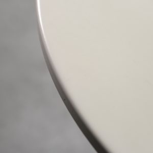 Vintage Scandinavian Mid-Century Modern Dining Table with Metal Tulip Leg, 1970s