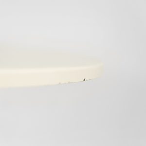 Vintage Scandinavian Mid-Century Modern Dining Table with Metal Tulip Leg, 1970s