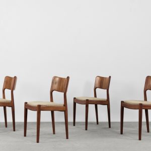 Mid-Century Modern Danish Teak Dining Chairs from Glostrup Møbelfabrik, 1960s