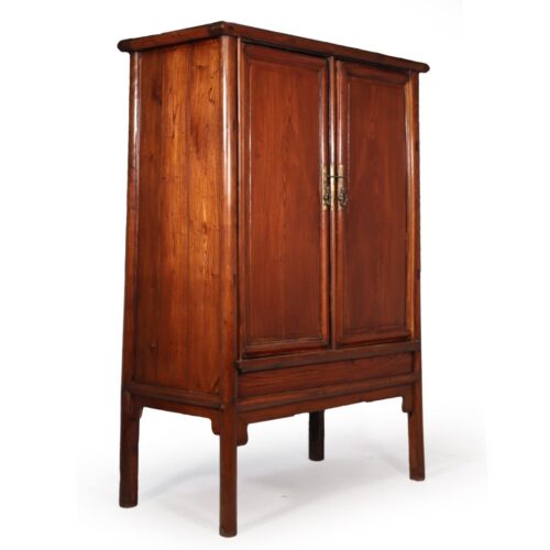 18th Century Chinese Hardwood Tapered Cabinet