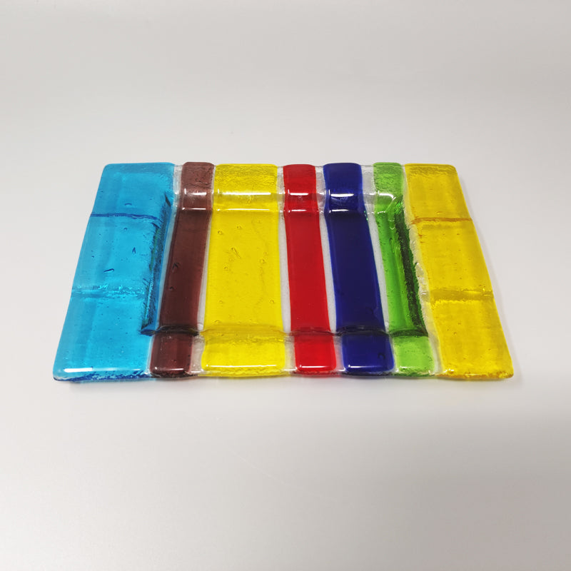 1960s Catchall or Tray By Dogi in Murano Glass. Made in Italy