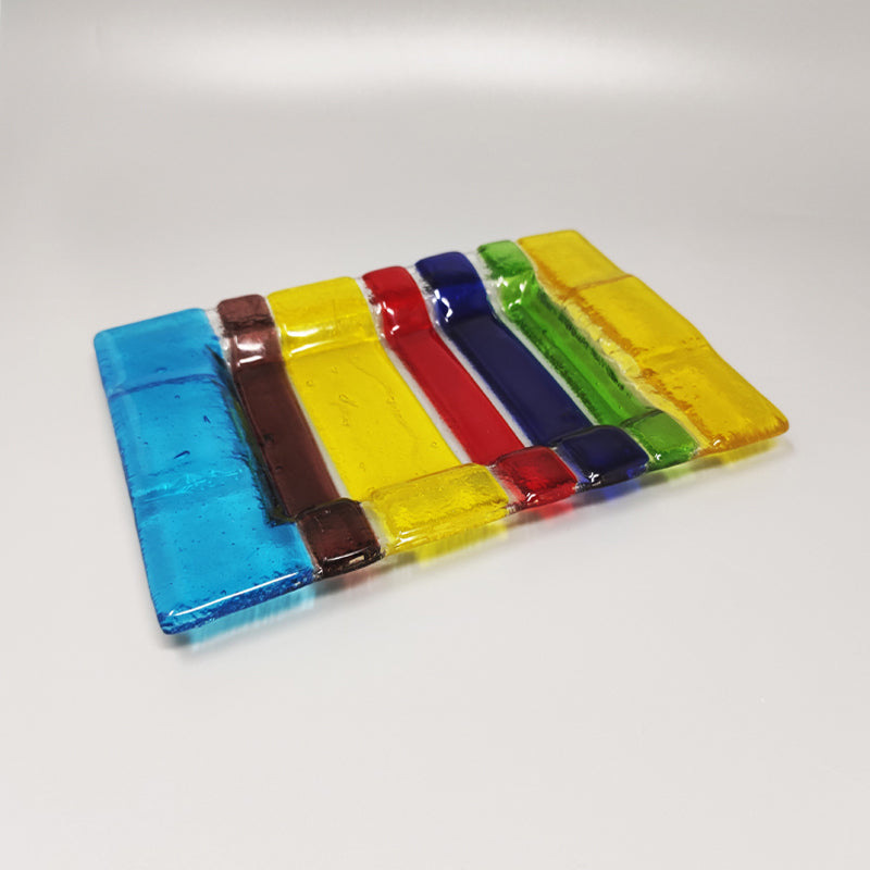 1960s Catchall or Tray By Dogi in Murano Glass. Made in Italy