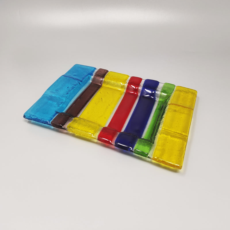 1960s Catchall or Tray By Dogi in Murano Glass. Made in Italy
